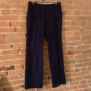 J Crew Navy Blue Work Pants Size 4 City Fit